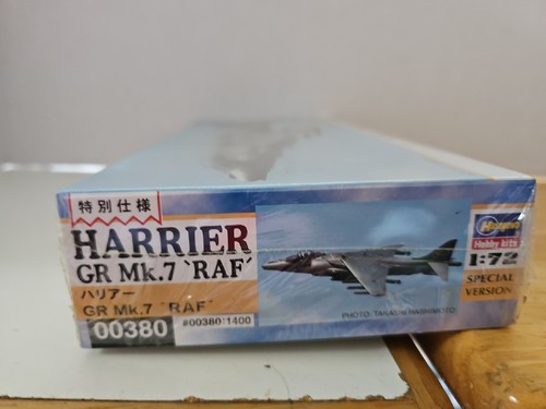 VINTAGE HASEGAWA 1/72 Harrier GR.Mk.7 'RAF' 00380 Special Version Model Kit - Picture 3 of 6