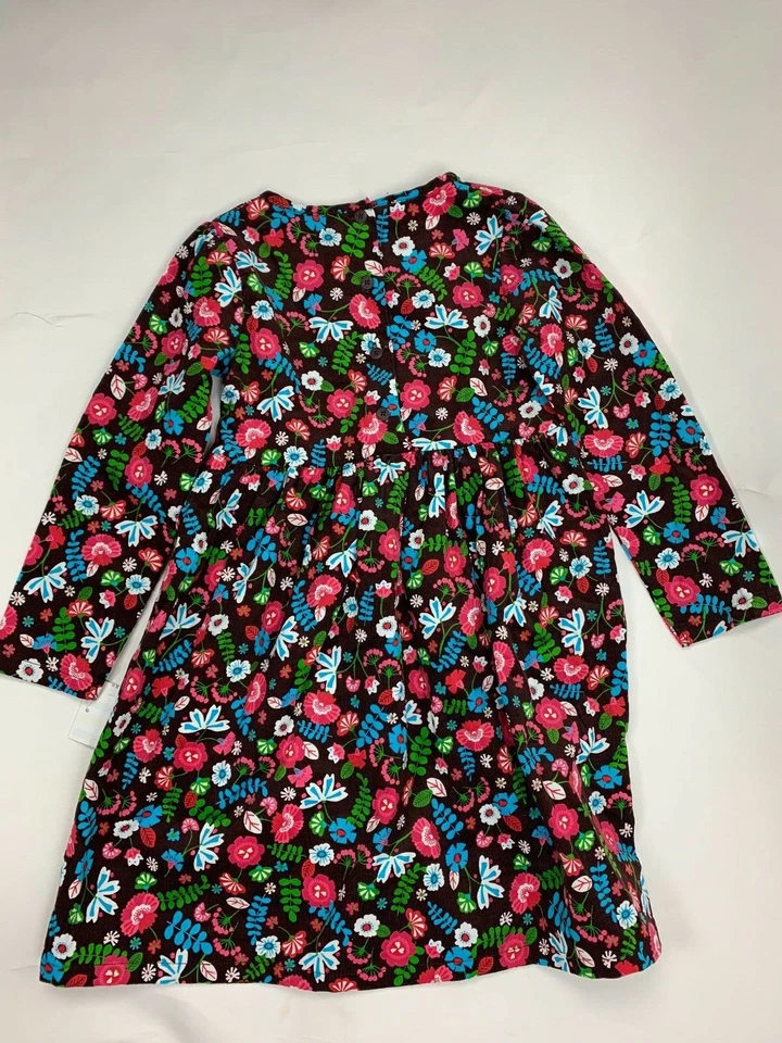 NUEVO Vestido Le Top Morning Glory Colorido Floral Pana Manga Larga 6  Foto 4 de 4