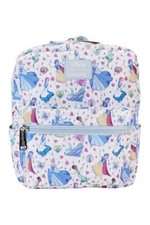 Official Loungefly Bag Disney Princess Mini Backpack (Manga Style) AOP Nylon