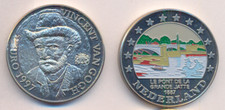 5 Medaillen 1997 V. van Gogh / Le Pont de la Grande Jatte  versch. Ausführungen
