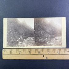 Rock Slide Debris Dixville Notch New Hampshire Stereoview Antique c1860 Y15724