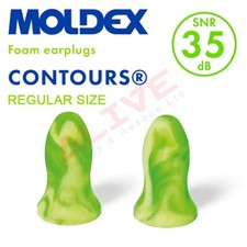 Moldex Soft Foam Earplugs - Moldex Contours Standard 7400 Ear plugs SNR 35dB