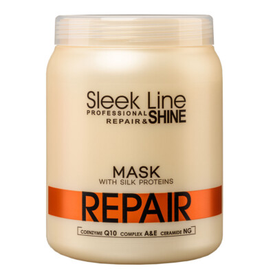 5904277710806 Sleek Line Repair Mask maska z jedwabiem do włosów zniszczonych 10