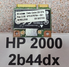 HP 2000-2b44dx Genuine Laptop Wireless WiFi Card 675794-001