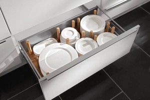 Wooden Plate Stack Insert For Deep Kitchen Drawers Ebay