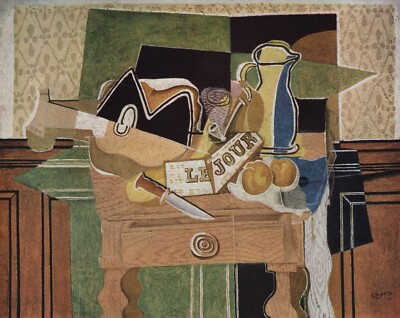 BRAQUE 1956 Vintage Color Print 