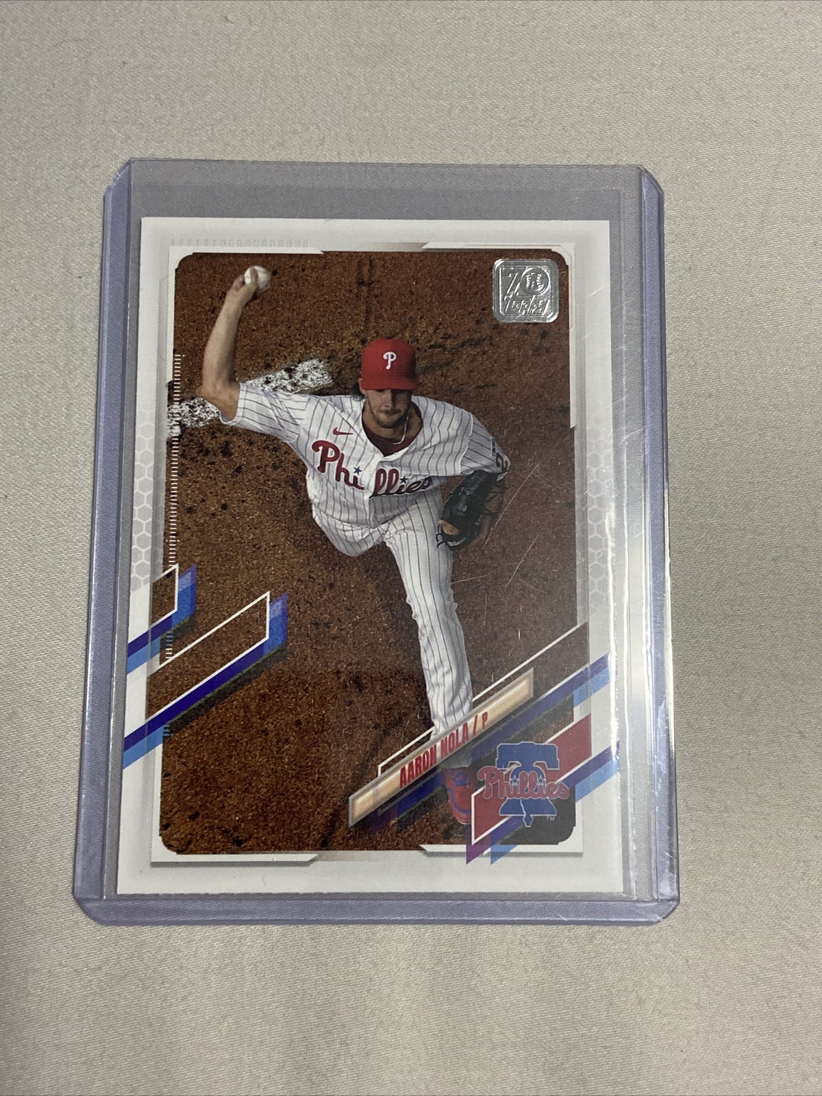 2021 TOPPS SERIES 2 537 AARON NOLA SHORT PRINT SP VARIATION PHILADELPHIA PHILLIE