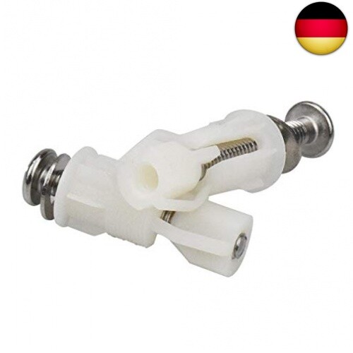 Kissral 2 Stücke Expansionsschraube für WC Sitz Befestigung Schrauben Dübel Set - Bild 5 von 7