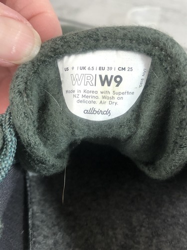 Allbirds Womens Wool Runners Green Running Shoes Sneakers Size 9 - Picture 8 of 8