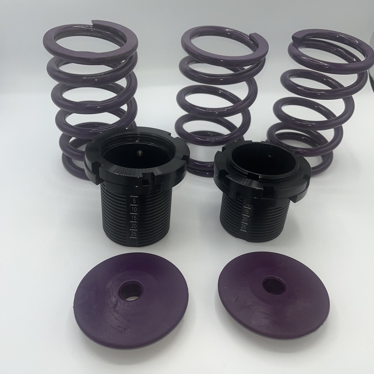 ZX Or D2 Maybe ? Purple Lowering Coil Springs 5.5” Tall 3 3/8 Od 2