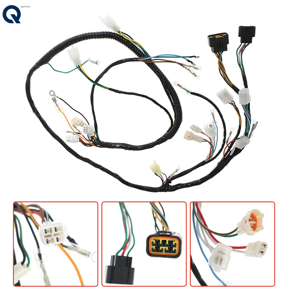 Cablaggio Per Yamaha Warrior 350 YFM350X 2002-2004 - Ricambio 5NF-82590-00-00, Cavi In Rame T2 - Foto 10