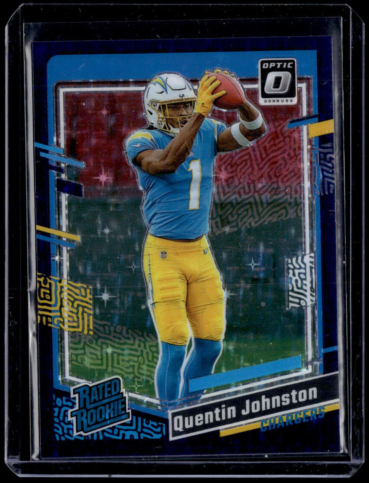 2023 Panini Donruss Optic Purple Stars #265 Quentin Johnston 4/15 RC Rookie
