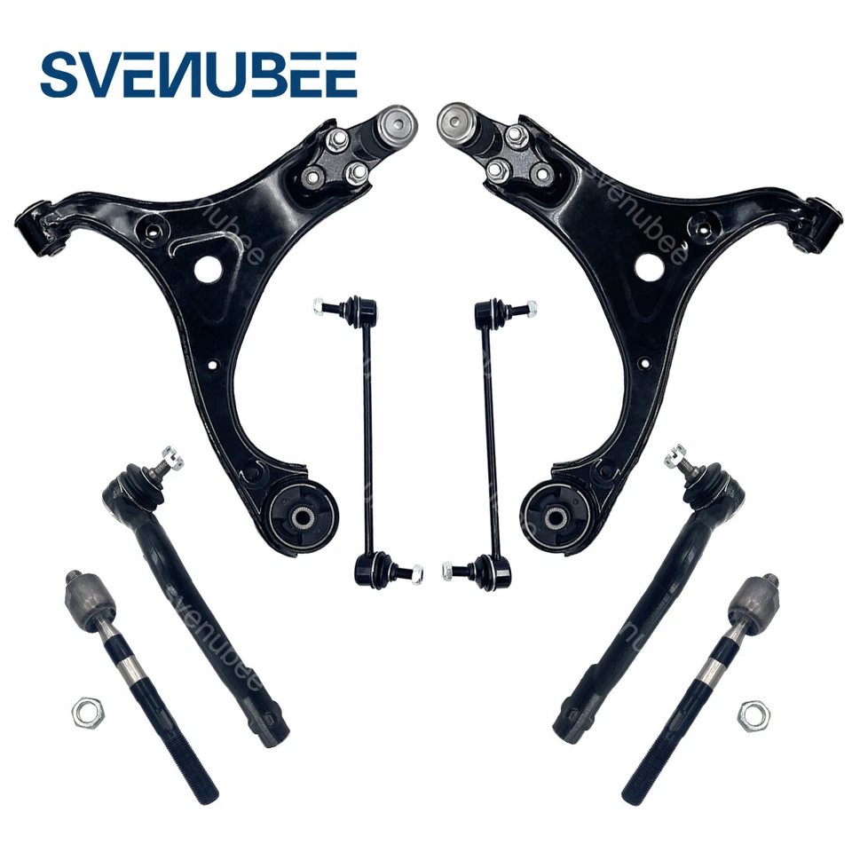 Brazo de control inferior delantero de 8 piezas rótula para Hyundai Sonata 2011-2014 sin deporte Foto 2 de 4