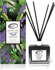 Air Jungles Lavender Scent Reed Diffuser Set with Sticks
