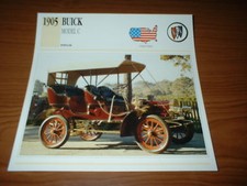 1905 Buick Model C Info Spec Sheet Photo Picture 05 159 Tourer