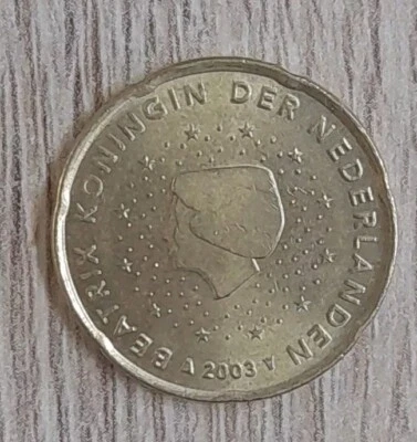 Münze 20 Cent Niederlande 2003 - Bild 1 von 2