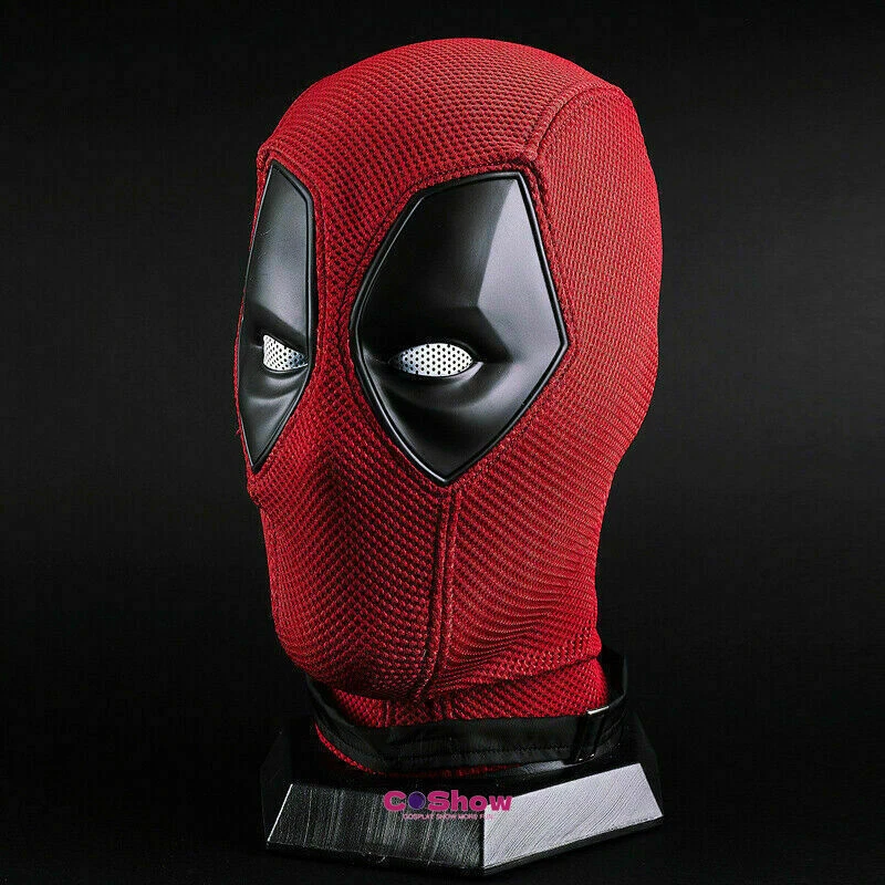 Movie Deadpool Full Face Mask Red Superhero Perspective Breathable Knitted Hat - Image 3 of 4