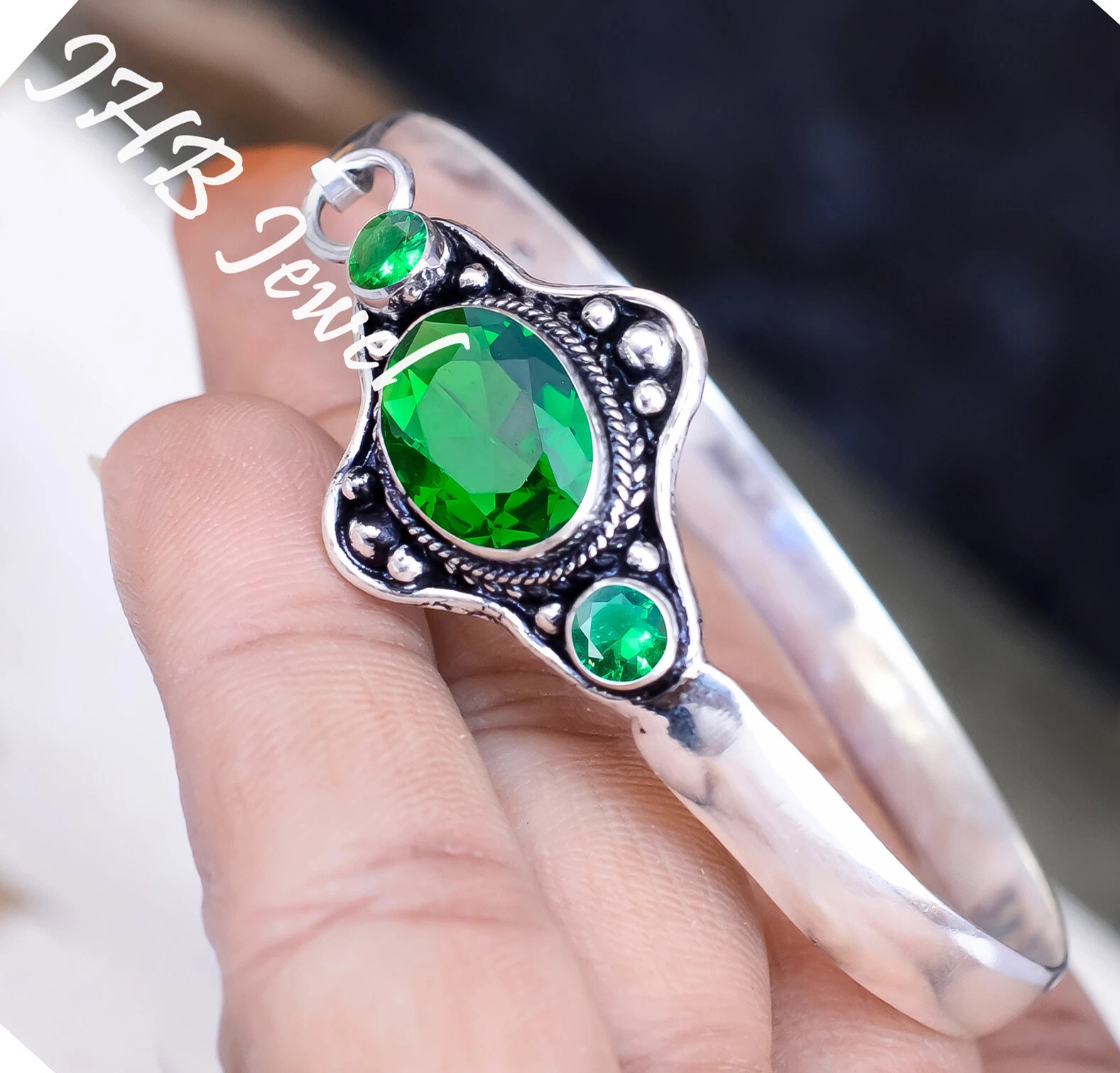 VALENTINO Bracciale in argento sterling 925 con pietre preziose multi cromate gioielli delicati