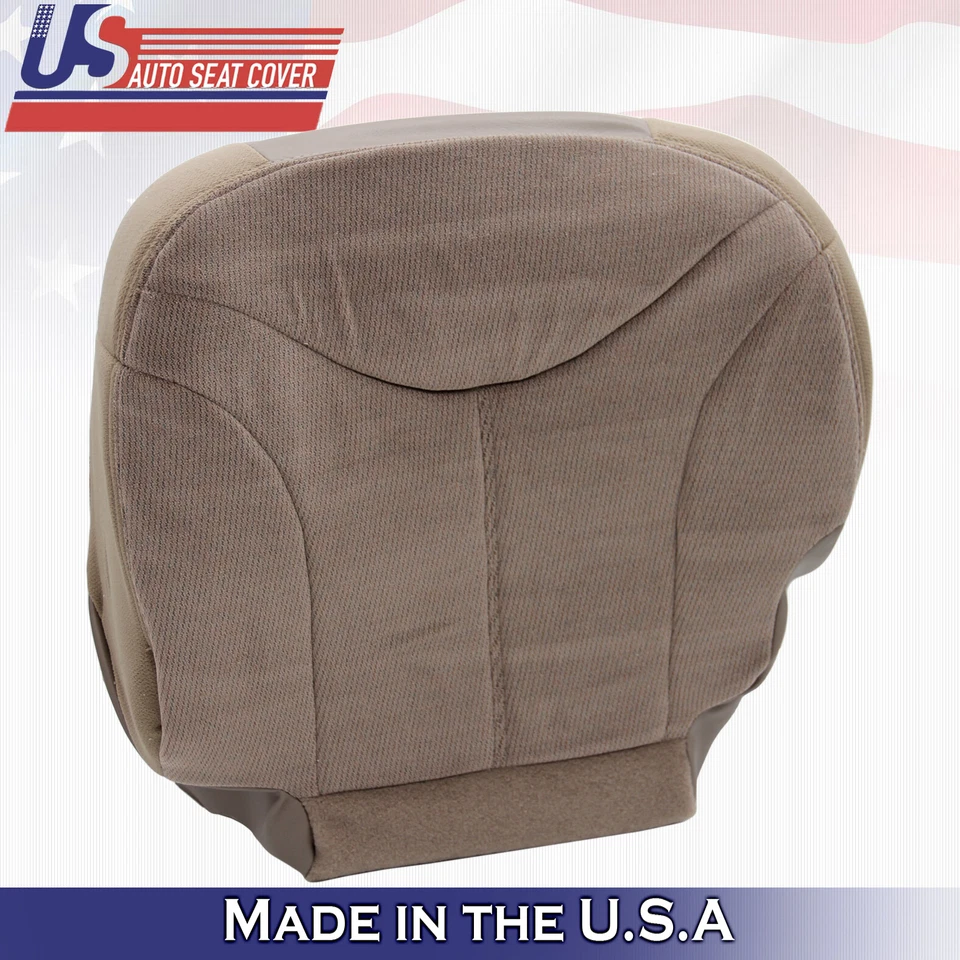 2000 适用于 GMC Sierra 1500 2500 3500 SLT SLE 发球杆底部布座椅套棕褐色 — 第 3/4 张图片