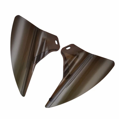 Smoke Saddle Shield Air Heat Deflector for 09-15 Harley Touring FLHT FLTR FLHR