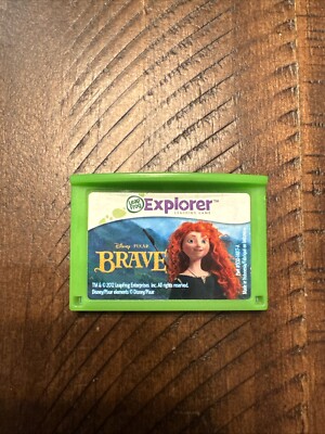 Leapster Explorer Leapfrog Disney Pixar Brave Learning Game Cartridge  Free Ship