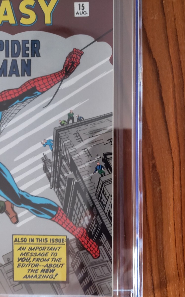 Amazing Fantasy #15 2019 Coverless CGC NG (No Grade Amazing Fantasy #15 2019 Coverless CGC NG (No Grade