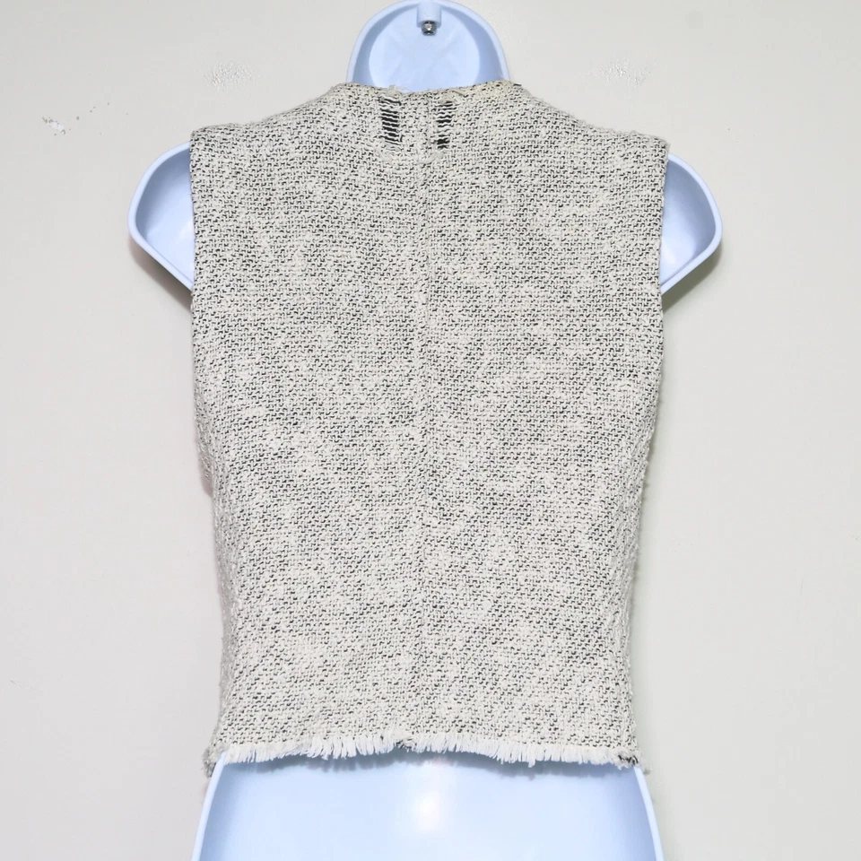 $525 IRO - Chaqueta Chaleco Florence Tweed Tejido Carga Bolsillos con Cremallera - Para Mujer Talla 1 🔥 Foto 4 de 4