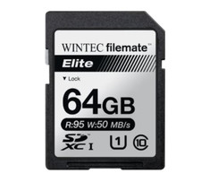 Filemate Wintec Filemate Elite 64GB UHS-I U1 SDXC C10 Card 3FMSX64GU1E-R