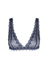 Heidi By Heidi Klum Blue Geometric-Lace Soft Bra M