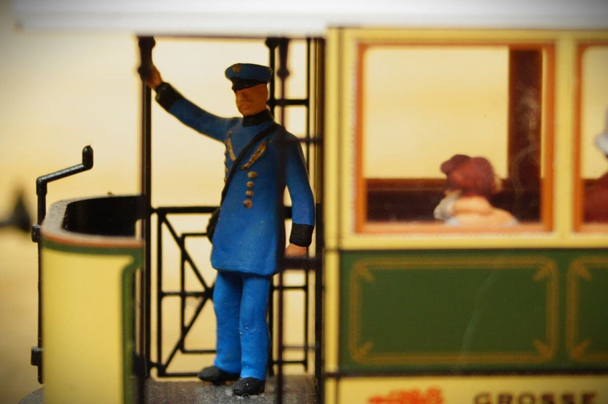 Tramway Ancien H0 1:87 - Halling - Cöpenick 10 - Avec Figurines - Époque I - Occasion