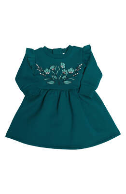 Tiny Tribe Australia Girl's Emerald Ruffle Sleeve Dress Toddler Size 3T |  eBay