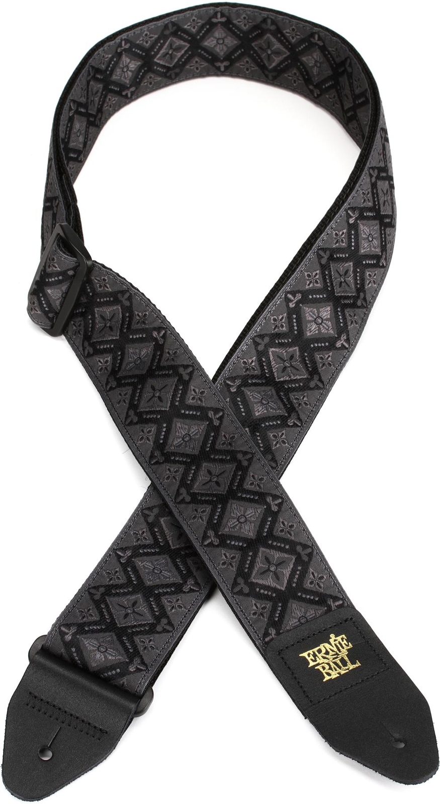 2-дюймовый полипропиленовый ремешок Ernie Ball - Regal Black (2 упаковки) в комплекте