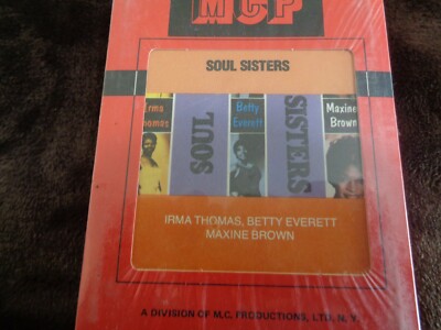 SOUL SISTERS SEALED 8 TRACK!! IRMA THOMAS/BETTY EVERETT/MAXINE BROWN!! GET DOWN!