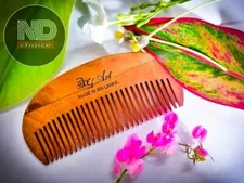 NEW WOODEN NATURAL ECO FRIENDLY HEALTHY MASSAGE SCALP HAIR BEARD COMB