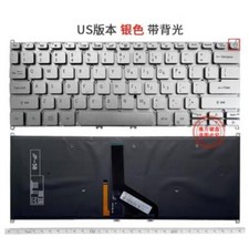 For ACER Swift 3 SF314-54 SF314-55 SF314-59 N19C4 US silver Backlit Keyboard