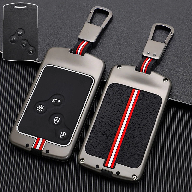 For Renault Megane Clio Duster Twingo Zinc Alloy Silicone Car Key Fob Case Cover Foto 4 de 4
