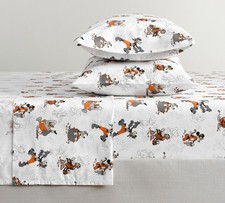 Disney Mickey Mouse and Friends Halloween Organic Sheet Set Pottery Barn US 