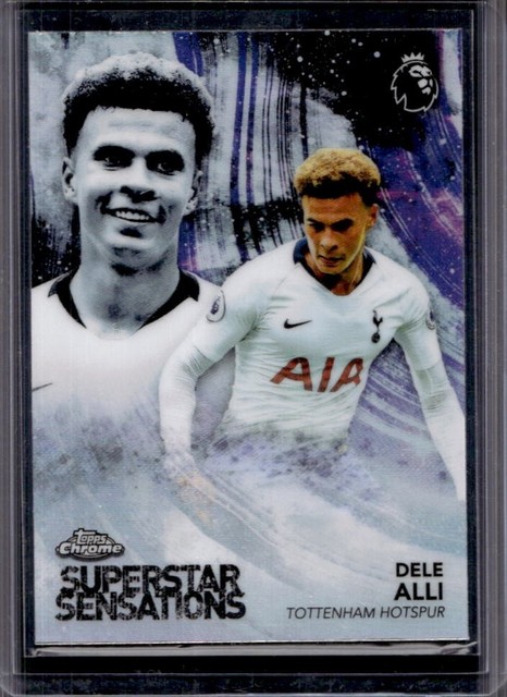 2018 Topps Chrome Premier League Dele Alli Superstar Sensations #SS-DA Tottenham