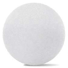 FloraCraft CraftF M 12 Piece Ball 1.3 Inch White