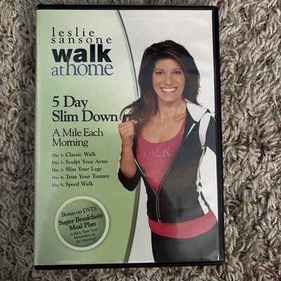 Leslie Sansone Walk Away Pounds Walk At Home 5 Day Slim Down DVD fitness health
