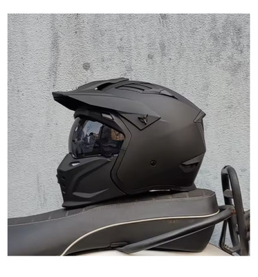 ORZ Vintage Motorcycle Helmet   Full/Half Casque Moto Motorcross
