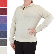 Johnnie O Women's Kennedy Half Zip Up Pullover Breathable with Stand Collar