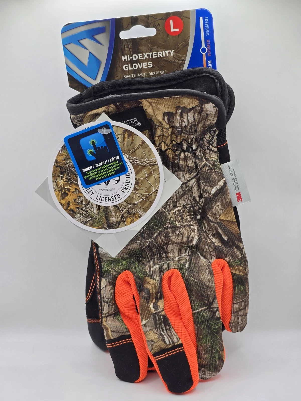 NWT West Chester Protective Gear L Camo Hidex Wntr Glove RE96555-L West Chester