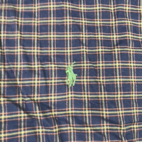 Ralph Lauren Shirt Mens 2XL Tall Blue Plaid Classic Fit Button Down Long Sleeve - Picture 13 of 14