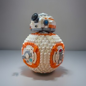 LEGO Star Wars BB-8 (75187) - Built/ Assembled - No Box/Manual - As Shown- 2017