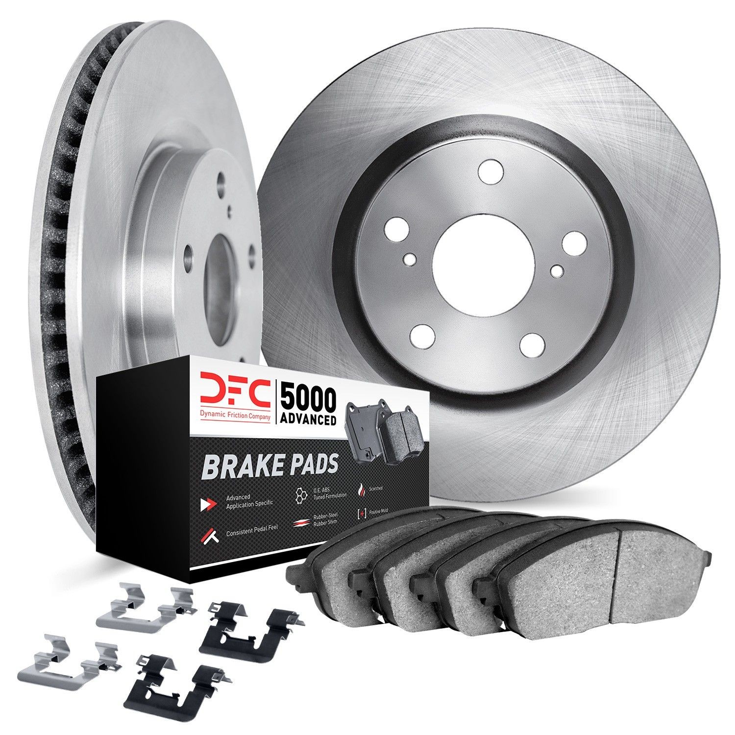 Dynamic Friction 6512-79010 Disc Brake Kit For 14-22 Maserati Ghibli