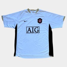 Manchester United Away Third football shirt 2006 - 2007 Nike White Adults XL