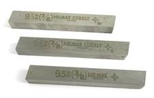 Lot of 3 Cleveland Mo-Max Lathe HSS Cutting Tool Bit 3/8" x 3/8" x 3"