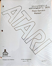 2600/2600 A VCS Domestic Field Service Manual; Atari Manual ONLY