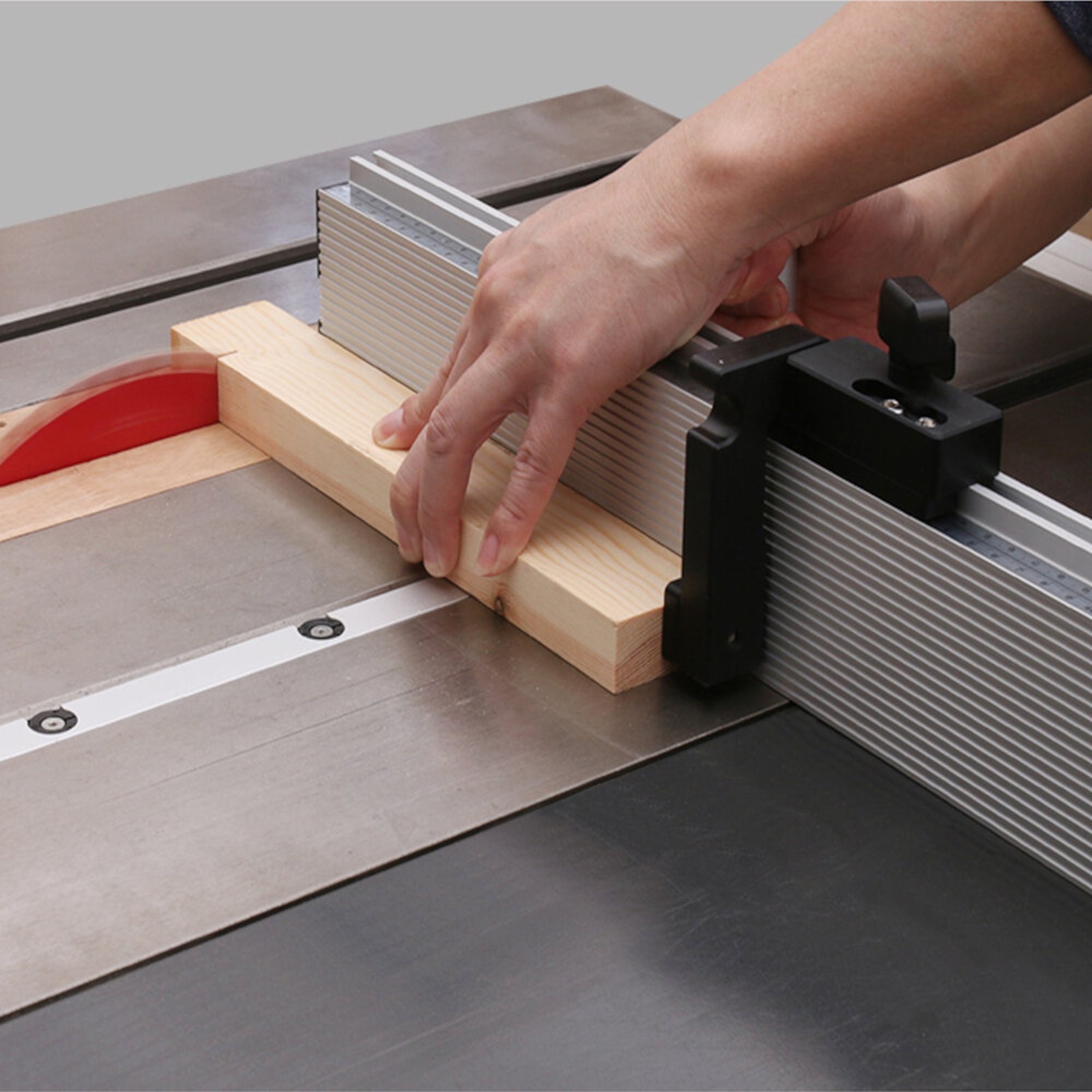 Universal Aluminum Alloy Fence Without Scale For Woodworking Table Saw Band Saw